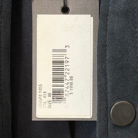 JOHN VARVATOS COLLECTION: Men's Suede Shirt Jacket - 48 - Picture 7 of 9